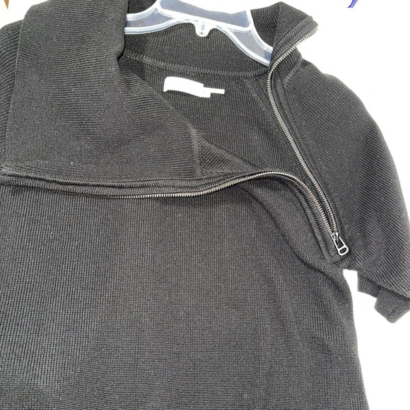 CALVIN KLEIN Women’s L Black Sweater Knit Dress Black - Picture 5 of 7